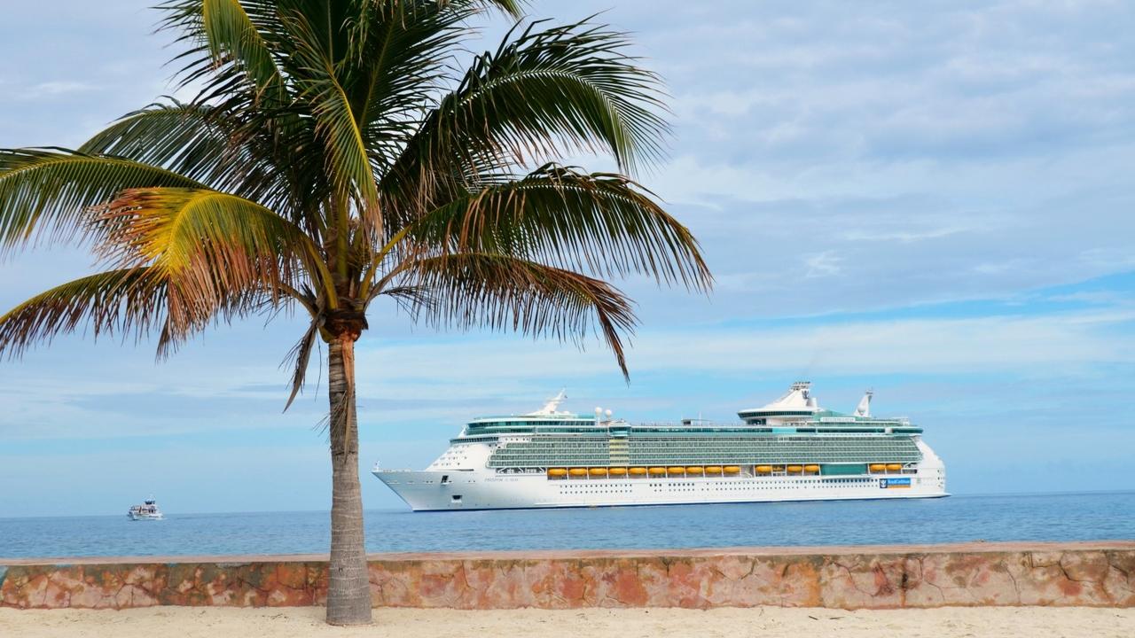 cruise ship docked in the bahamas